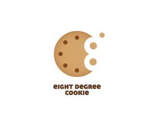Cookie Logo - eight degree cookie Designed
