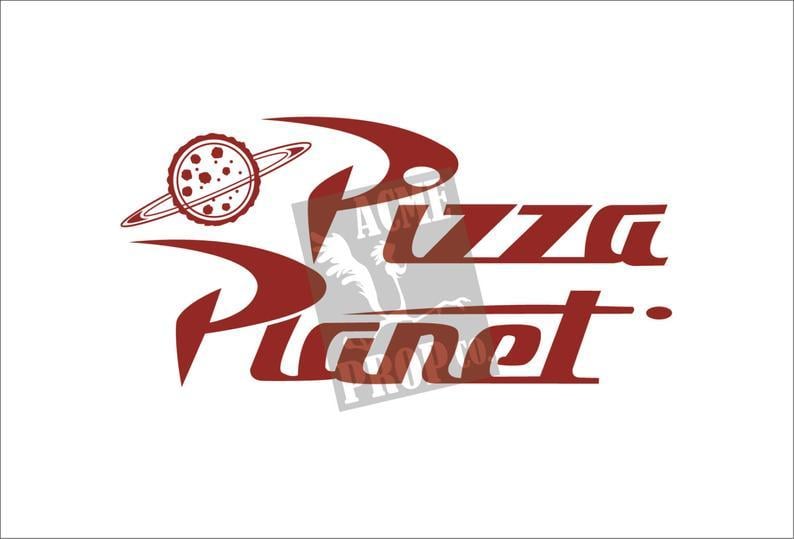Pizza Planet Logo - Toy Story PIZZA PLANET logo poster - custom created for any Toy Story Fan -  11