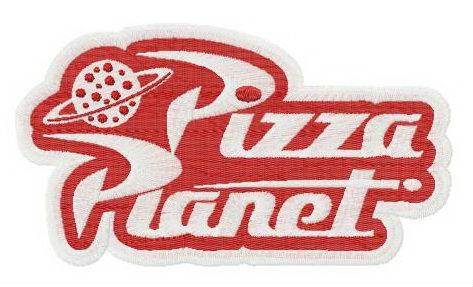 Pizza Planet Logo - Pizza Planet logo embroidery design