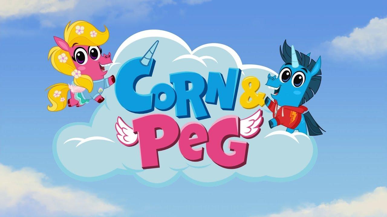 Corn & Peg Logo - Corn & Peg theme song