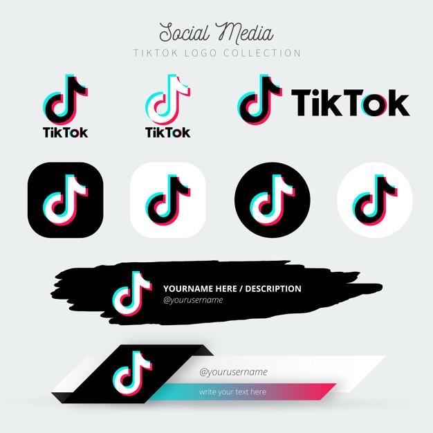 TikTok Logo - Tiktok logo and lower third collection | Free Vector