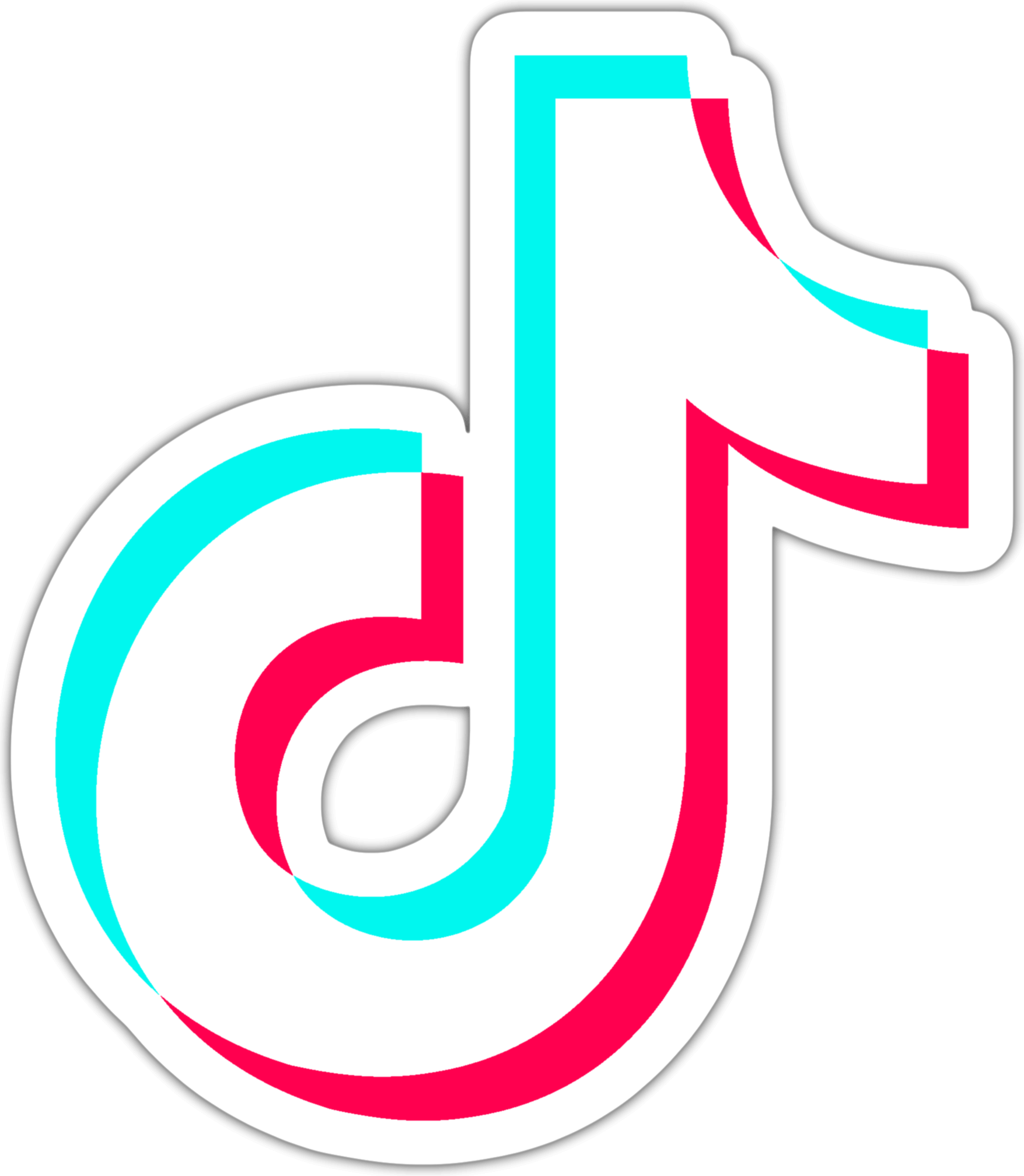 TikTok Logo - tiktok logo icon transparent png sticker sticker transparent PNG