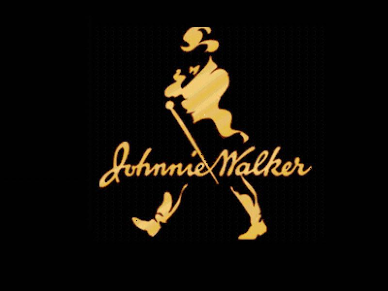 Johnnie Walker Logo - while we are on logos: the johnnie walker logo story. tomorrow