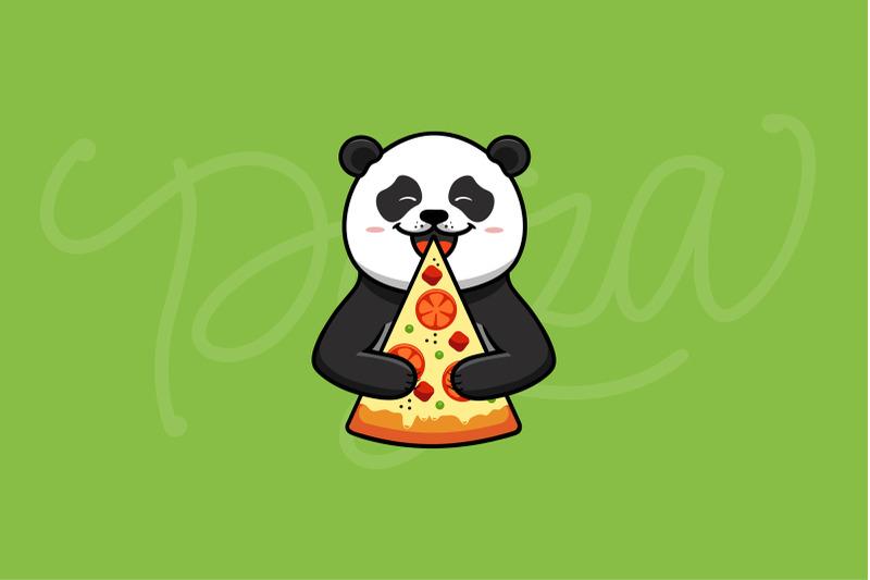 foodpanda Logo - Logo fast food, panda eats pizza By Lettering_Logo | TheHungryJPEG.com