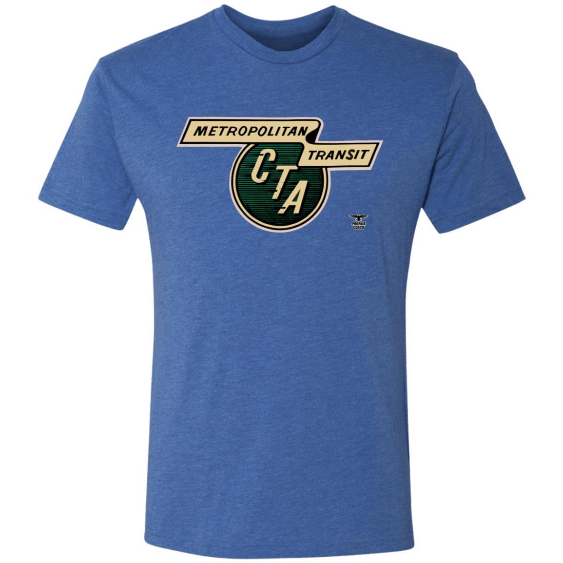 Chicago Transit Authority Logo - Chicago Transit Authority NL6010 Next Level Men's Triblend T Shirt