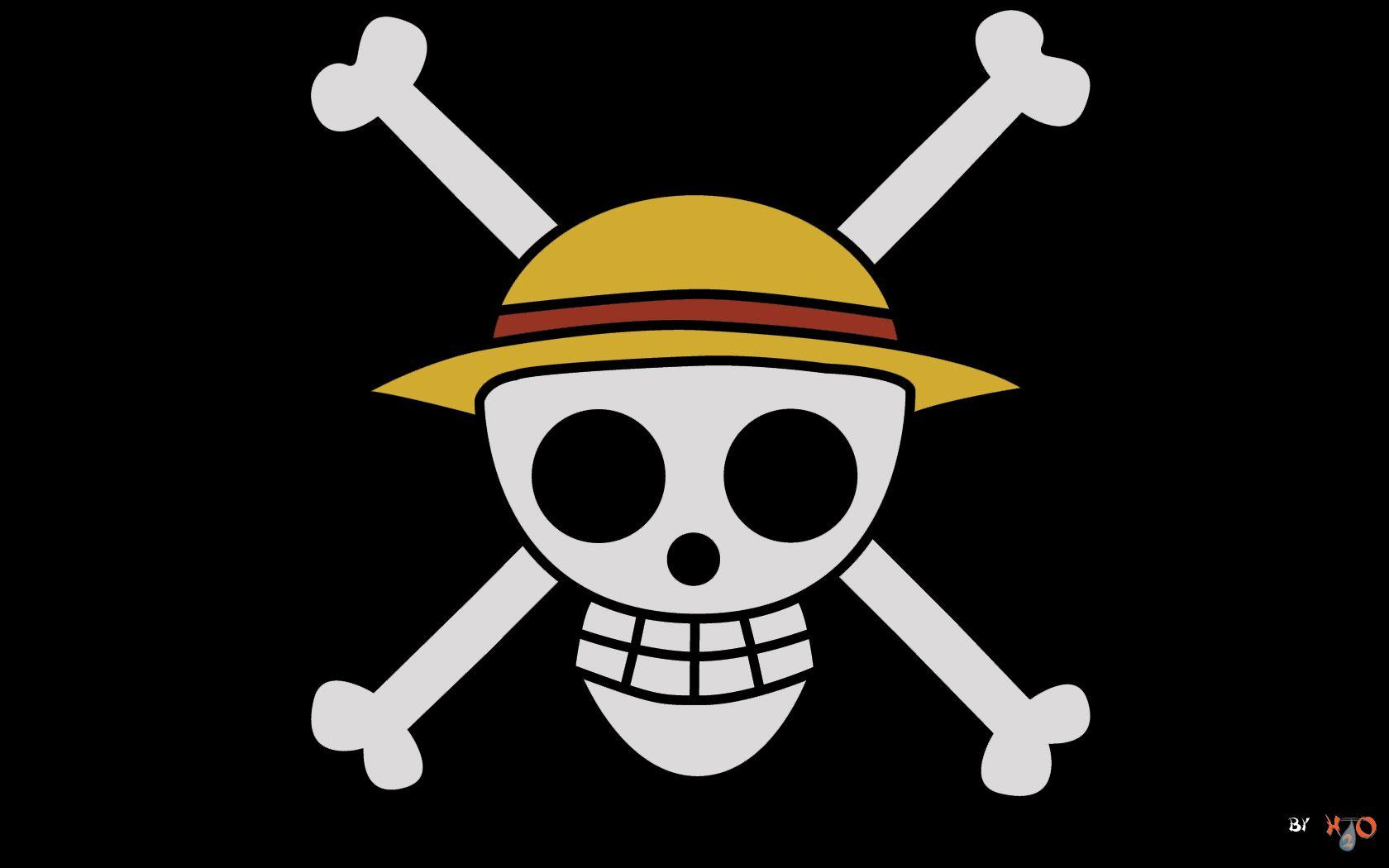 One Piece Logo - One Piece Logo - Flag Wallpaper for One ...