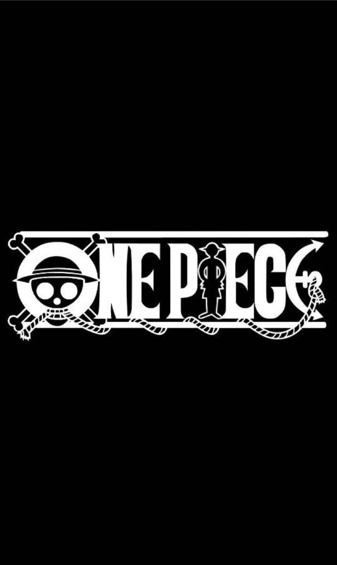 One Piece Logo - Download One Piece Phone Logo On Black ...