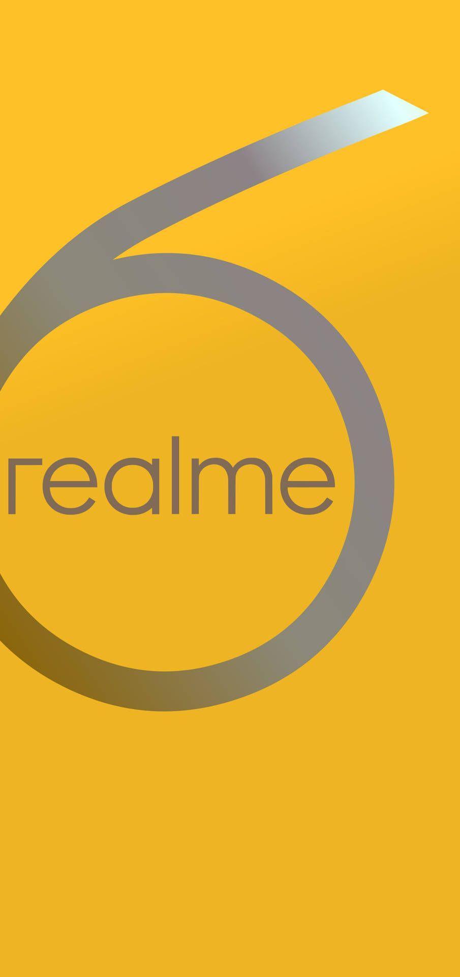 realme Logo - Download Realme Logo Gold 6 Wallpaper