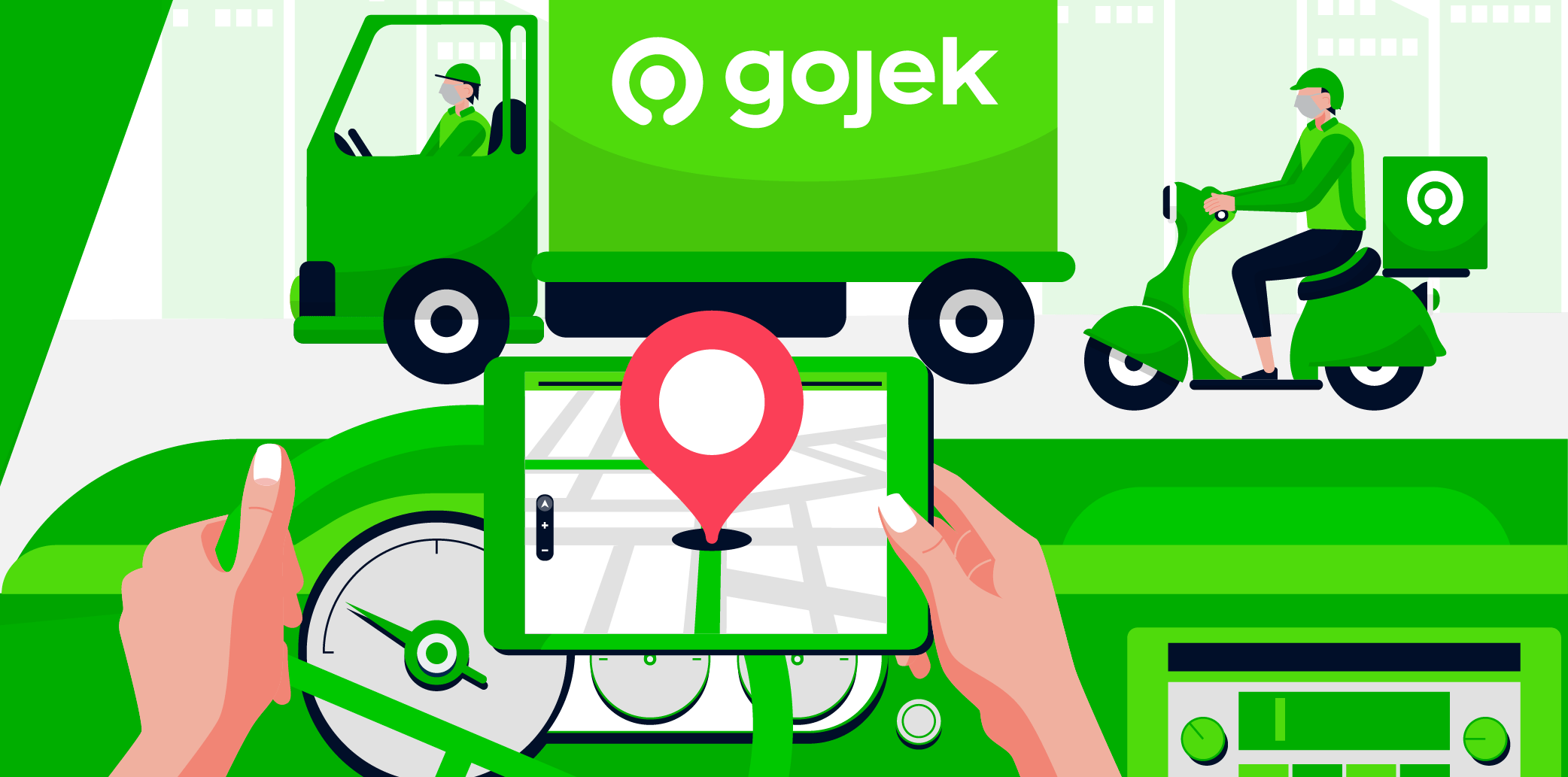 Gojek Logo - ride to the stock market ...