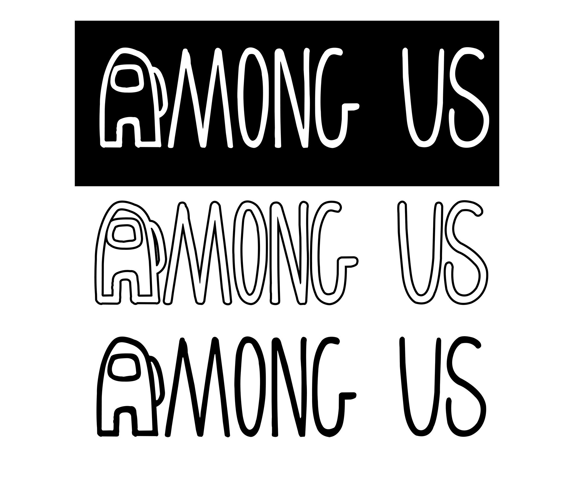 Among Us Logo - Among us logo vector