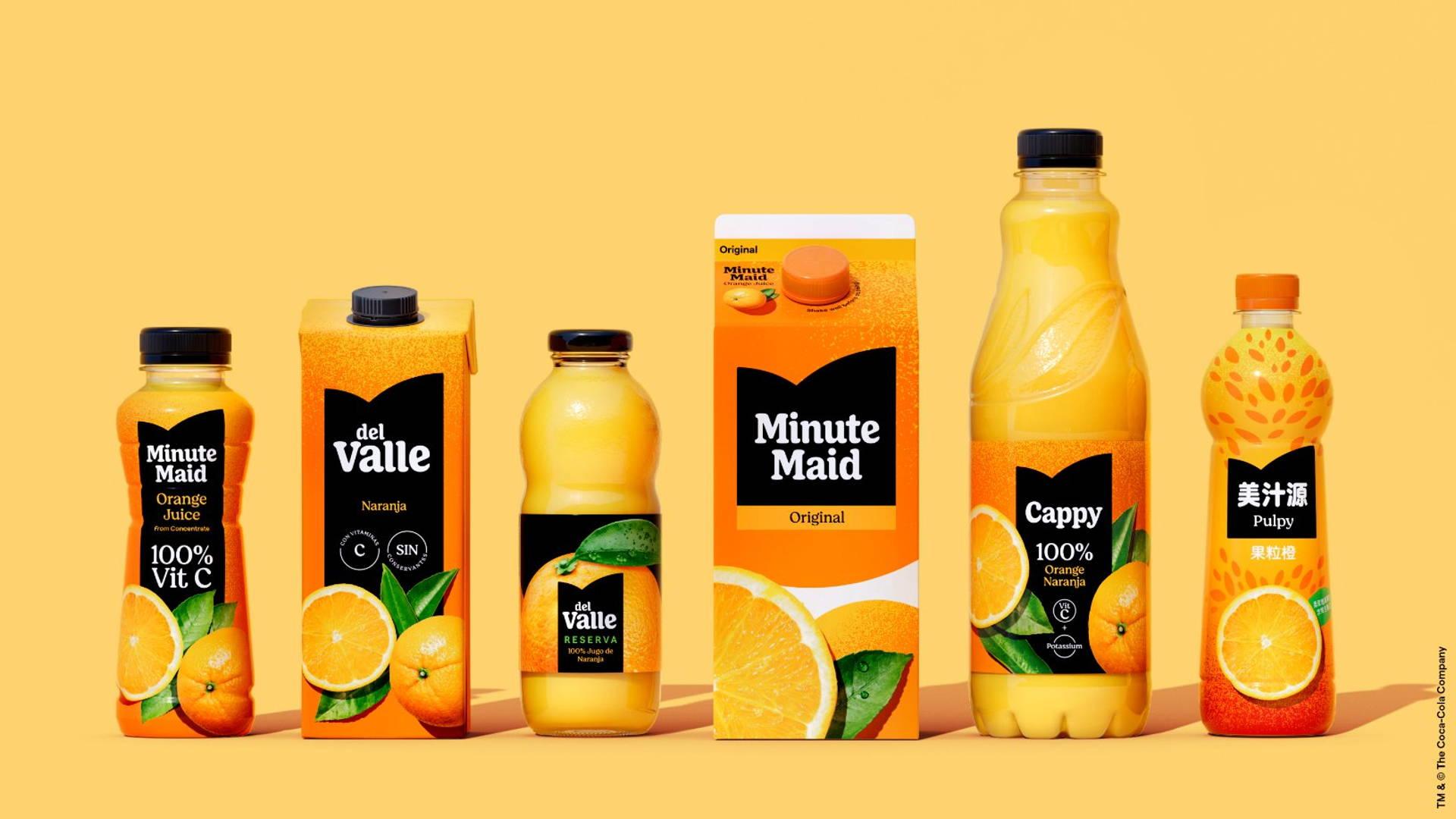 Minute Maid Logo - Coca Cola Unveils Global Refresh