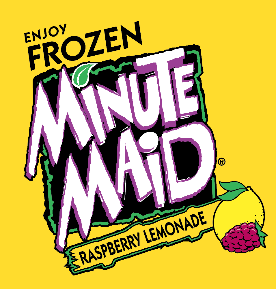 Minute Maid Logo - 90s Minute Maid Raspberry Lemonade Logo