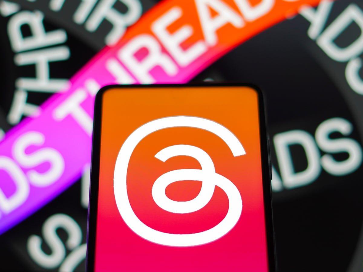 Threads Logo - Threads: how do I sign up and is it any different to Twitter? | Threads |  The Guardian