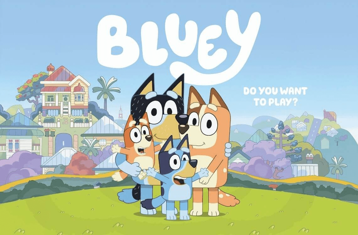 Bluey Logo - Bluey TV series