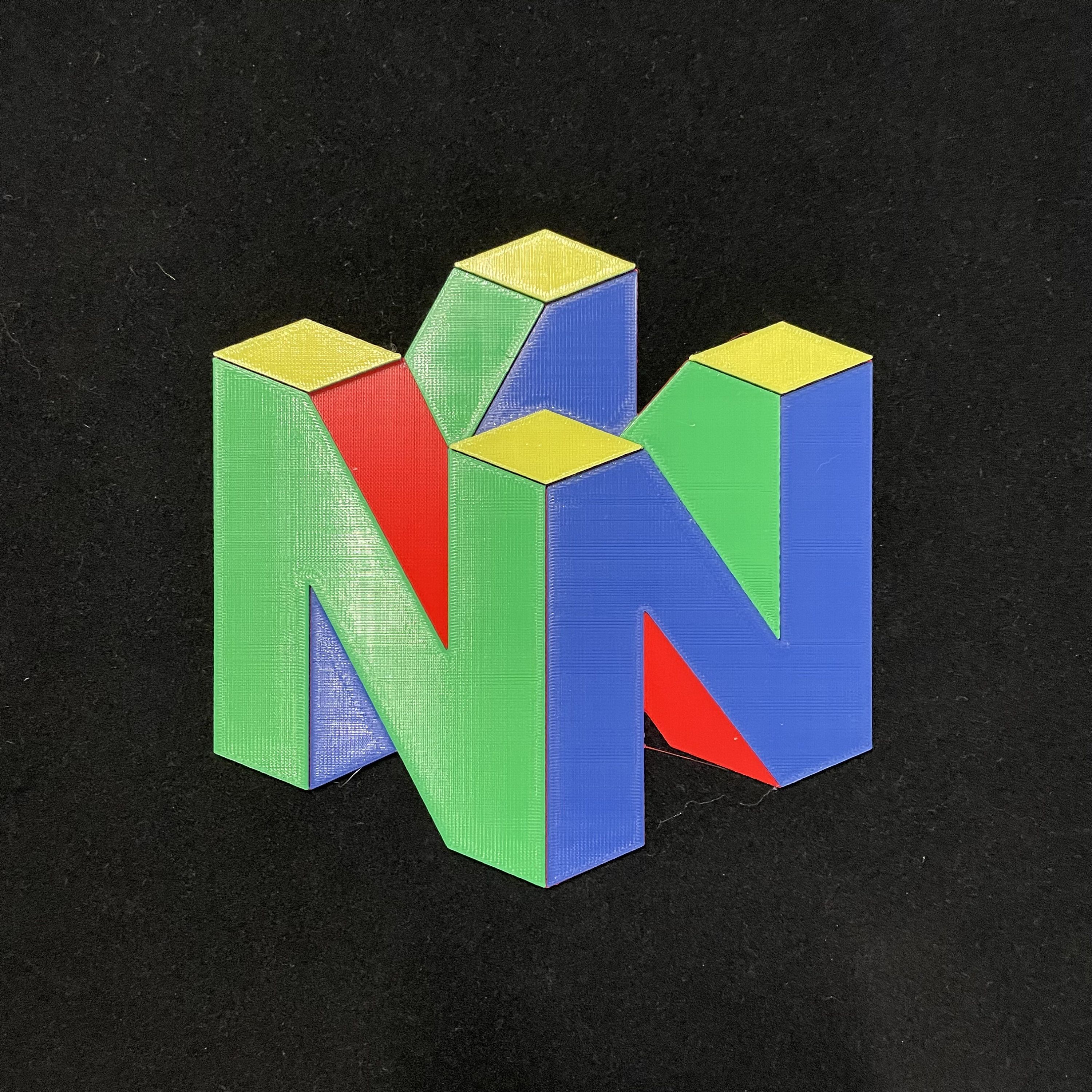 Nintendo 64 Logo - Nintendo 64 Logo 3D Printed Nintendo ...