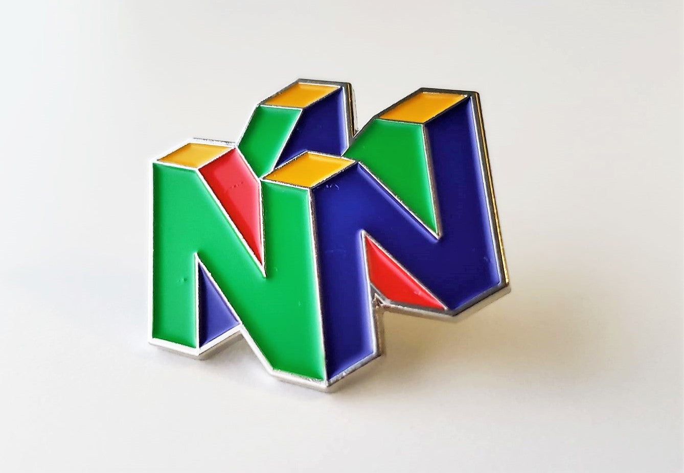 Nintendo 64 Logo - Nintendo 64 (N64 Logo) - Metal Enamel Collector Pin