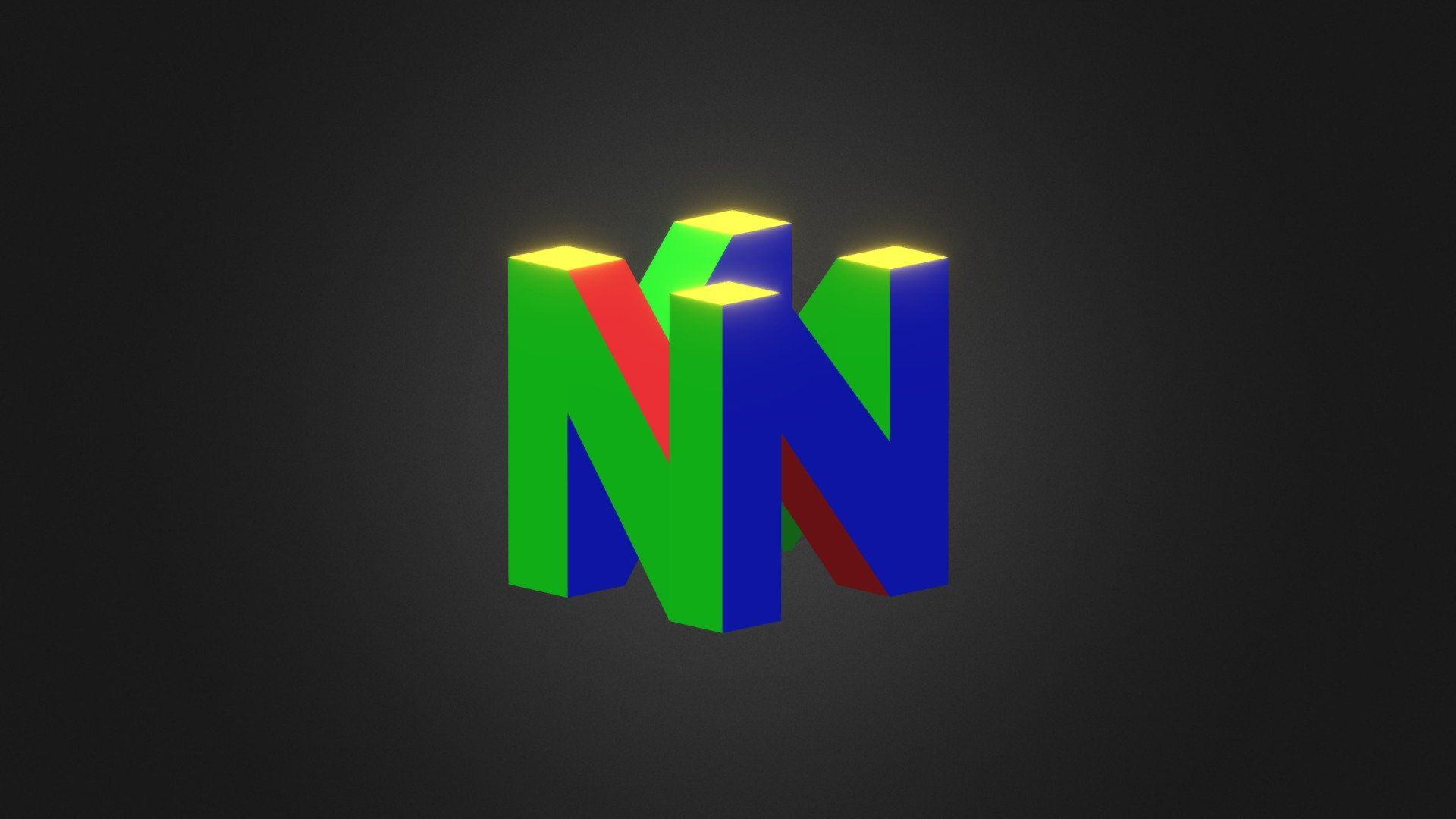 Nintendo 64 Logo - Nintendo 64 Logo - Download Free 3D ...