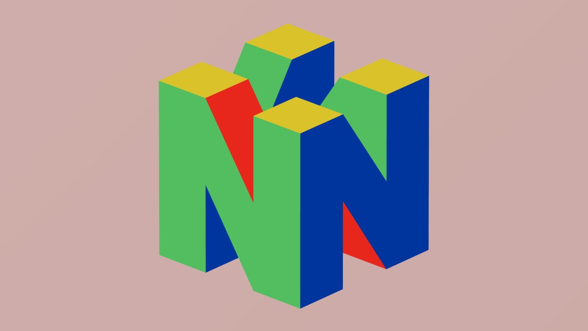 Nintendo 64 Logo - Nintendo 64 Logo - 3D model by ...