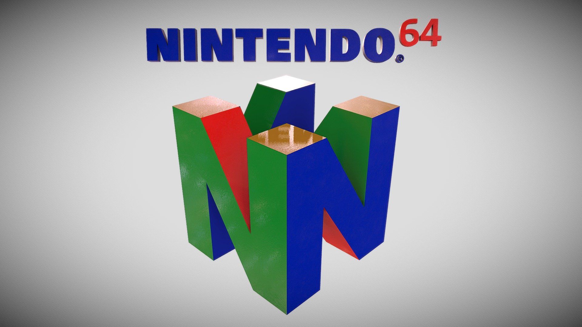 Nintendo 64 Logo - Nintendo 64 Logo - Download Free 3D ...