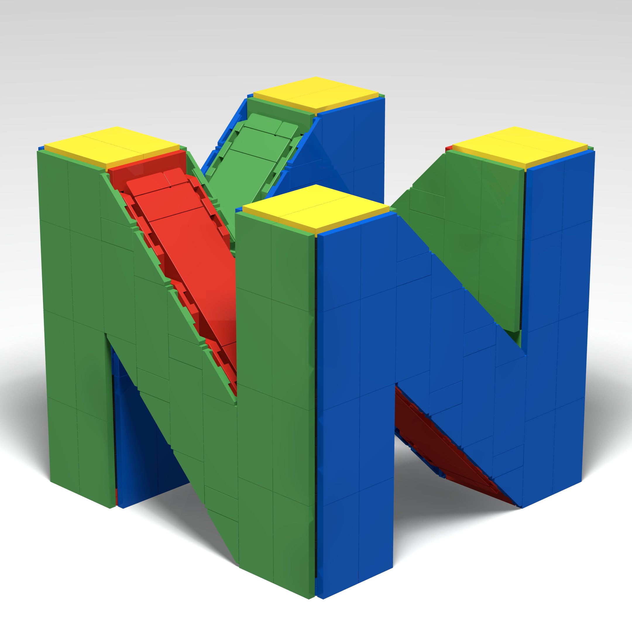 Nintendo 64 Logo - LEGO Nintendo 64 logo : r/n64