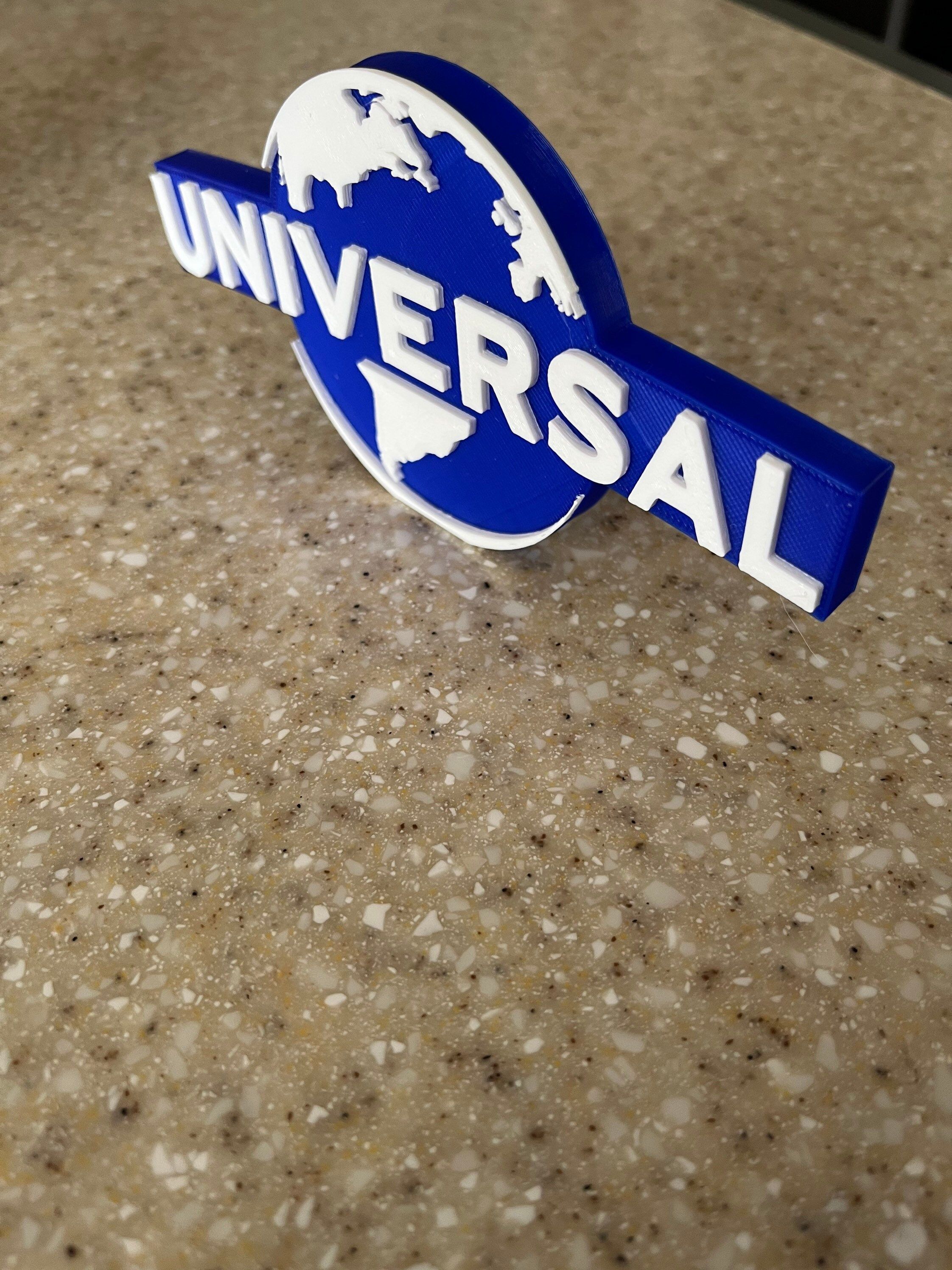 Universal Pictures Logo - Universal Studio Style Logo Sign 3D ...