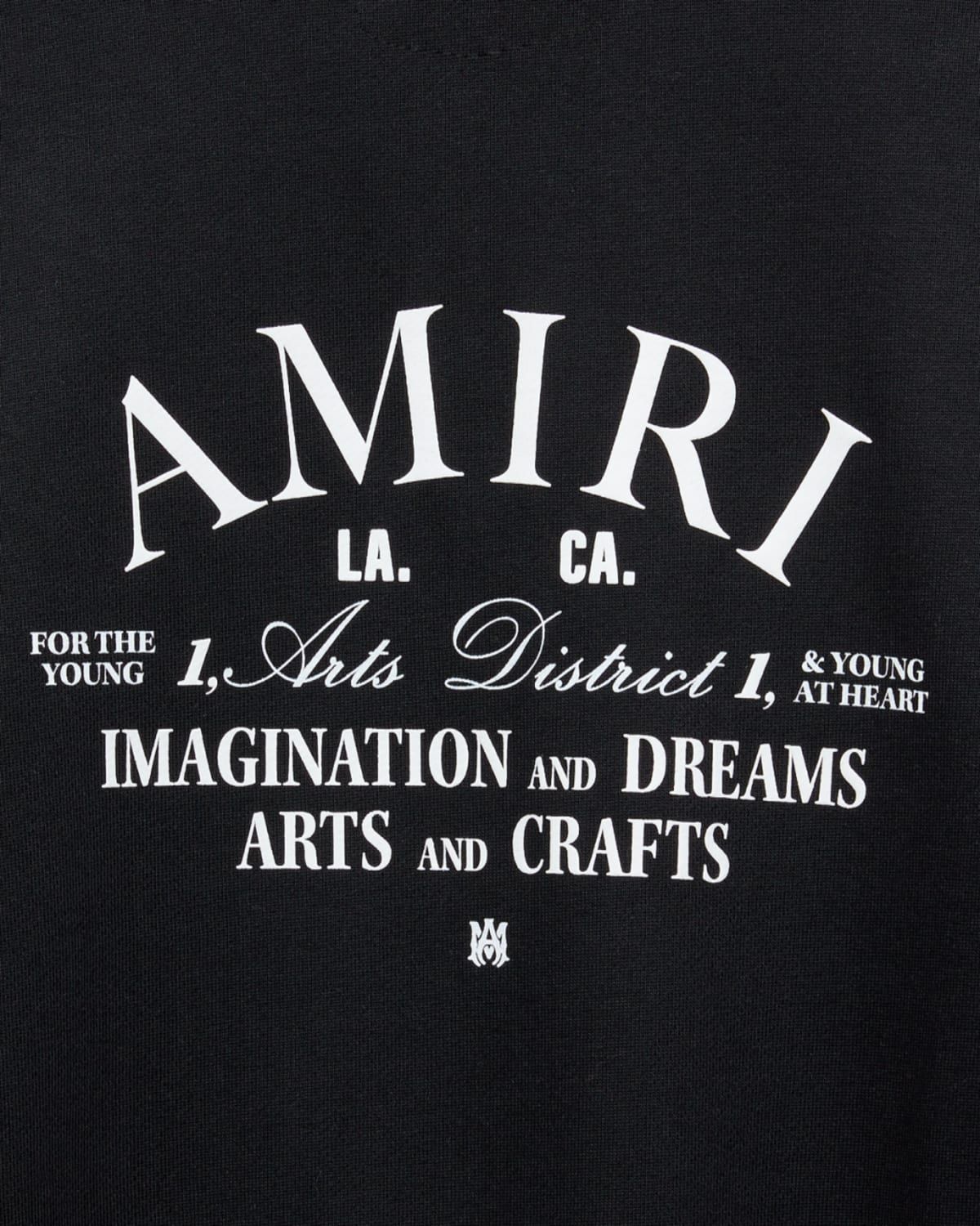 Amiri Logo - Logo-Print Art District Sweatshirt ...