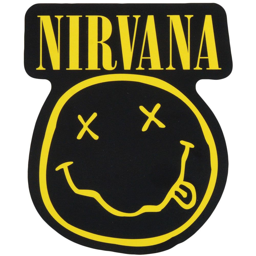 Nirvana Logo - Nirvana Sticker 46672 | Rockabilia ...