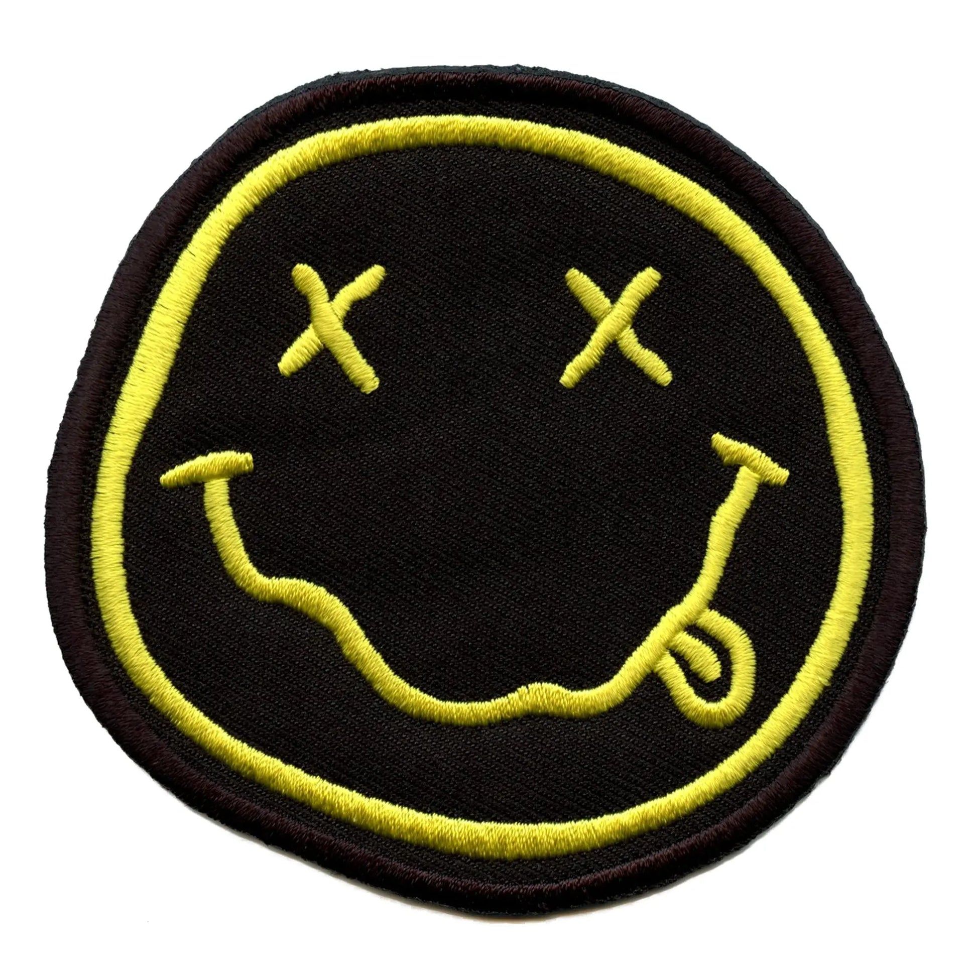 Nirvana Logo - Official Nirvana Patch Large Smiley ...