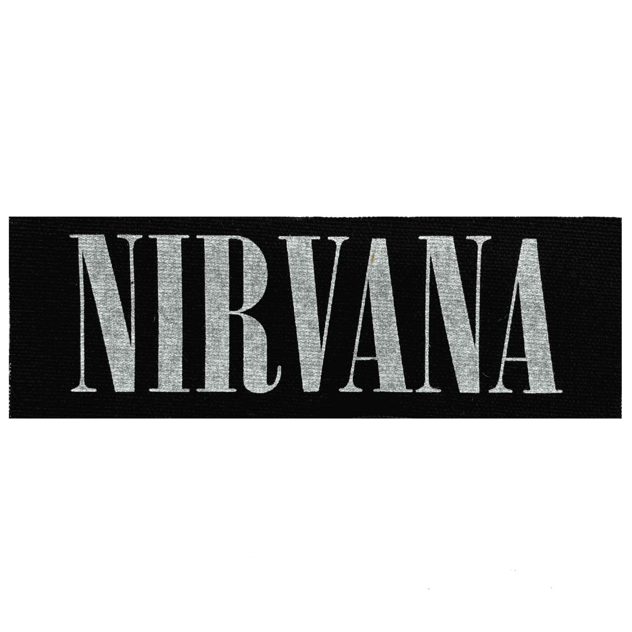 Nirvana Logo - Nirvana Logo Cloth Patch – Red Zone