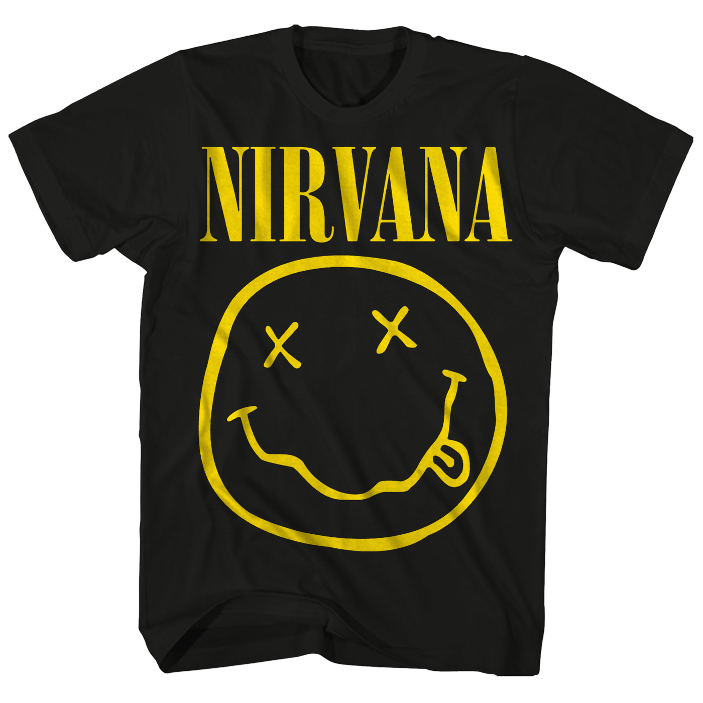 Nirvana Logo - Nirvana T-Shirt | Official Smiley Face ...