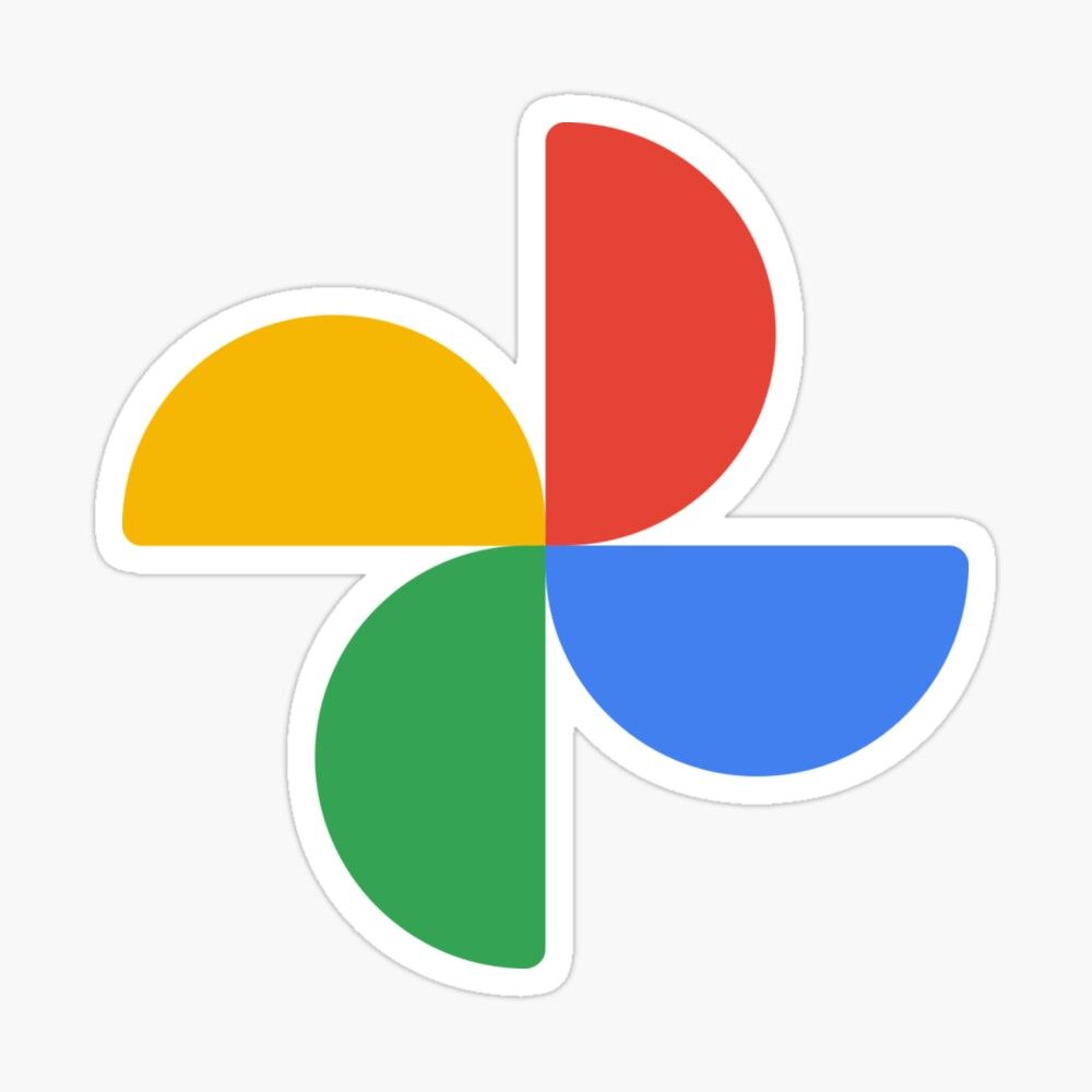 Google Photos Logo - Logo 2020) Photographic Print