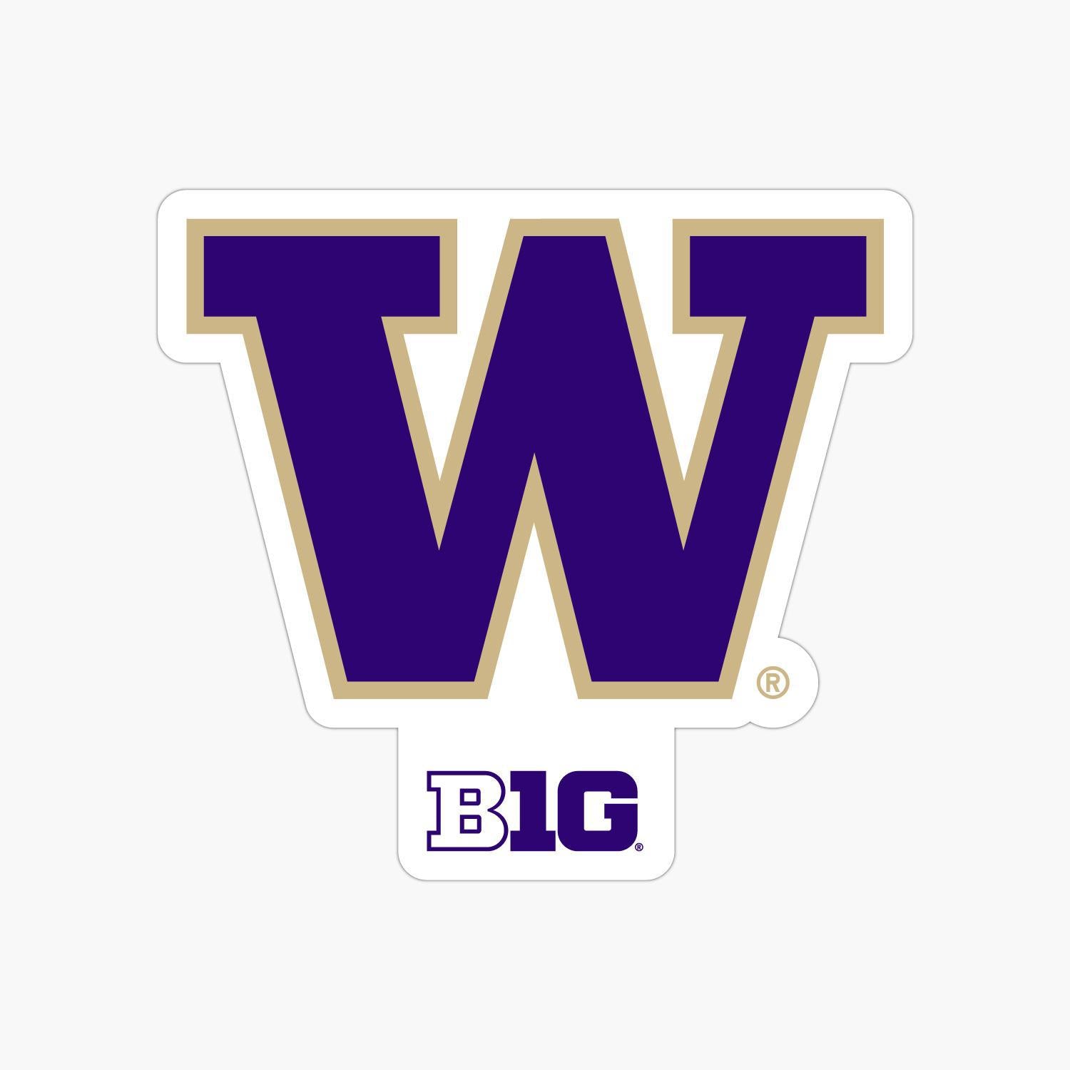 1500x1500 - JPG - Washington Huskies Big Ten Primary Logo University of Washington Huskies Logo - Washington Huskies Big Ten Primary Logo