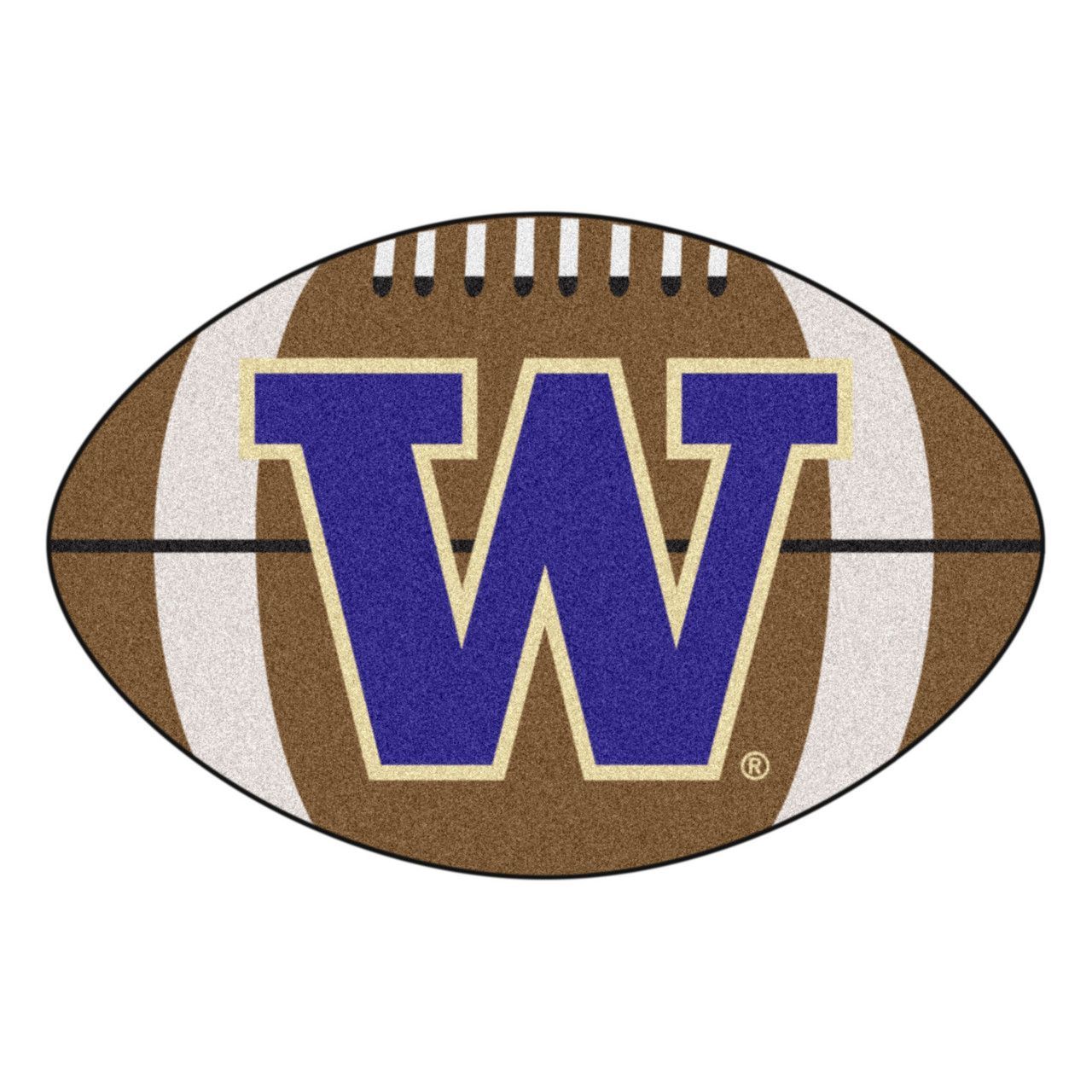 University of Washington Huskies Logo - Washington Huskies Football Shaped Mat ...