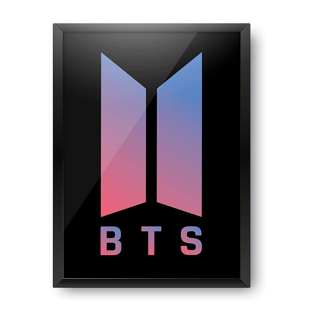 BTS Logo - BTS Logo Design Wall Poster