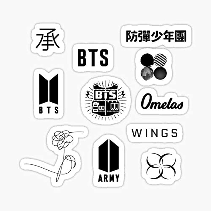 BTS Logo - BTS Logo Sticker Pack