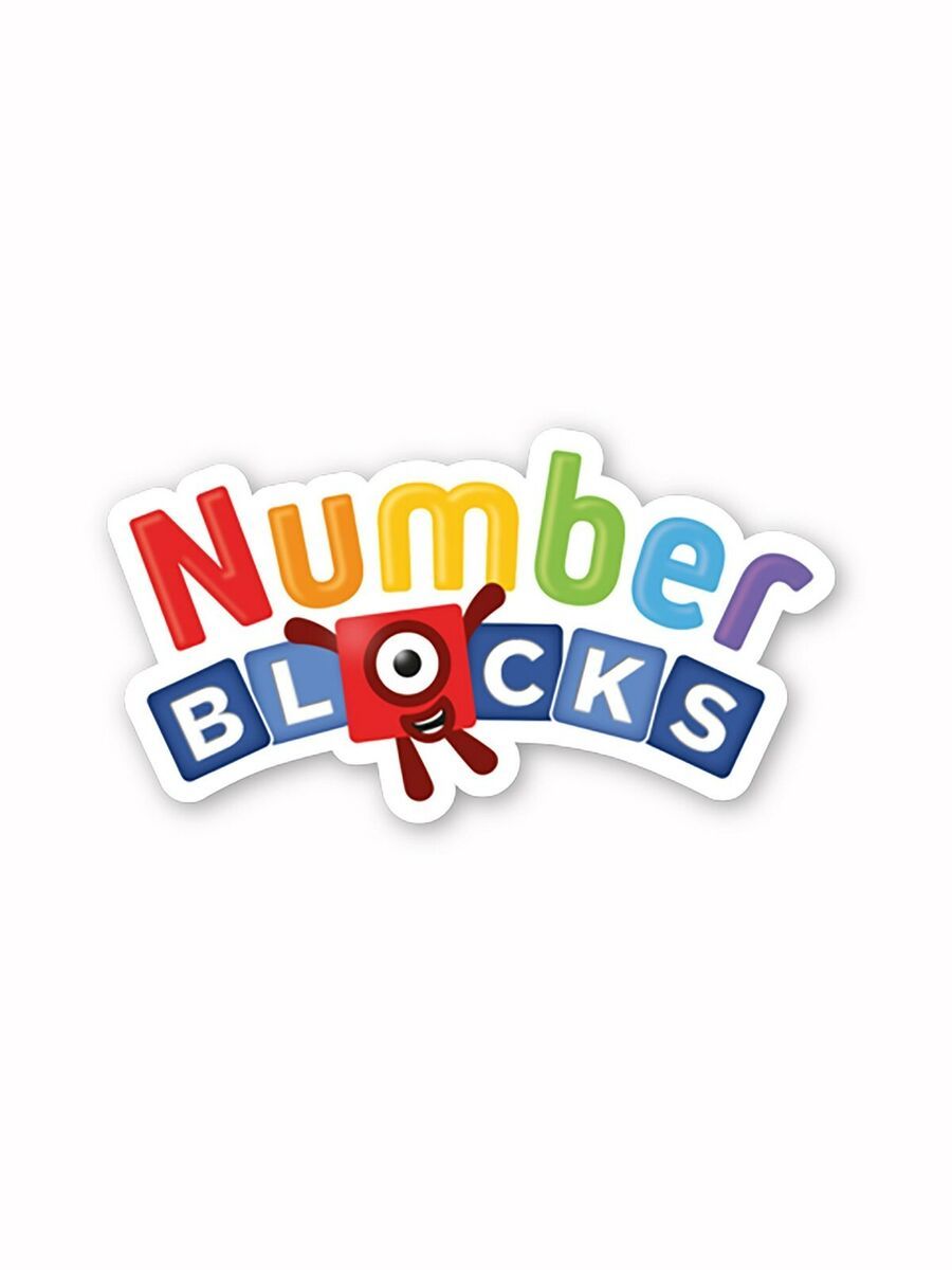 Numberblocks Logo - Self Adhesive Vinyl Sticker Decals 8cm ...