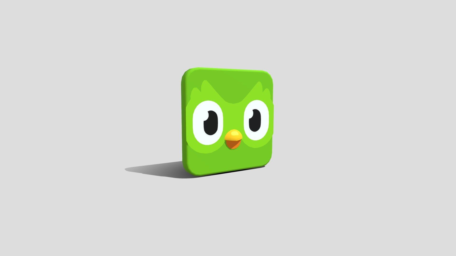 Duolingo Logo - Duolingo 3D Icon - Download Free 3D ...