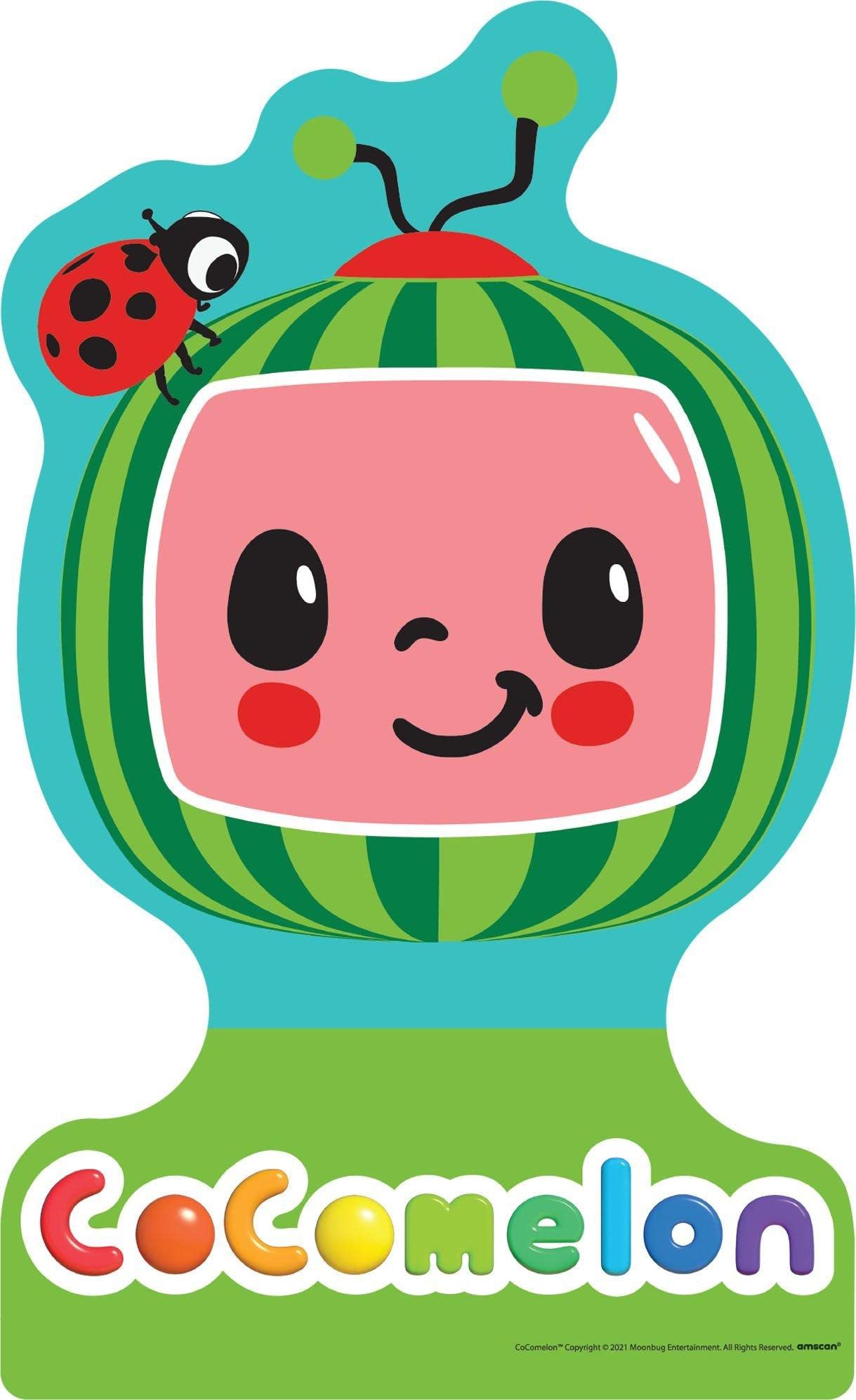 Cocomelon Logo - Party City Cocomelon Watermelon Logo ...