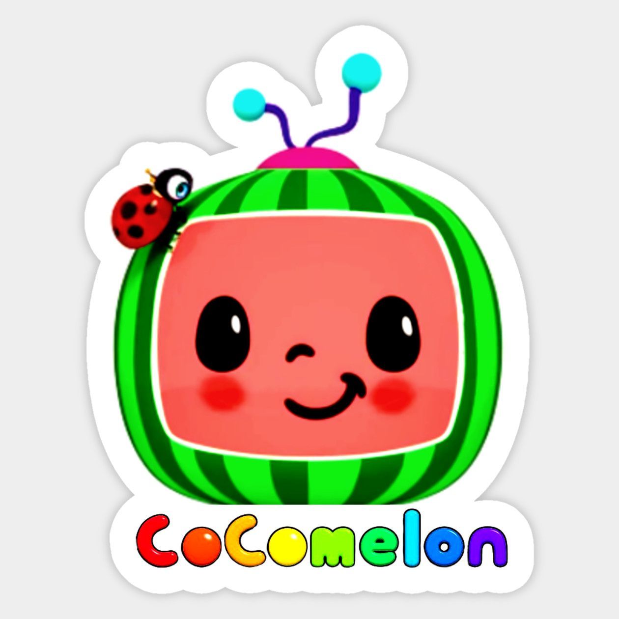 Cocomelon Logo - Melon Holiday Sticker