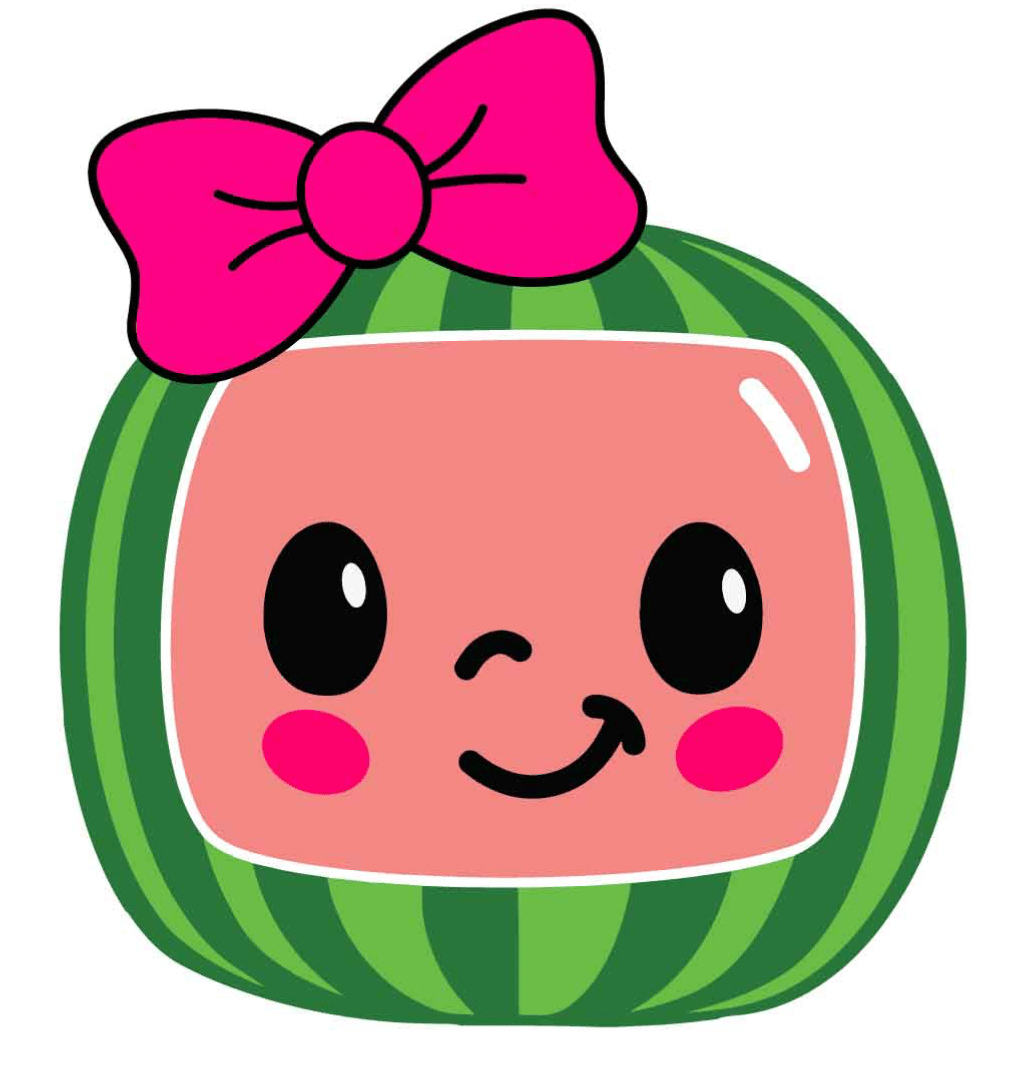 Cocomelon Logo - edible image for desserts, pre cut ...