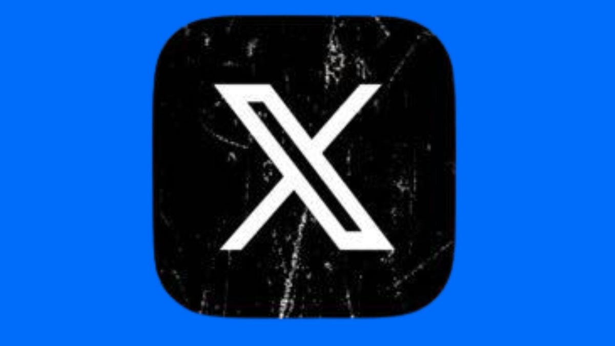 X Logo - No, Your Screen Isn't Dirty, That's Just the New X App Logo - CNET