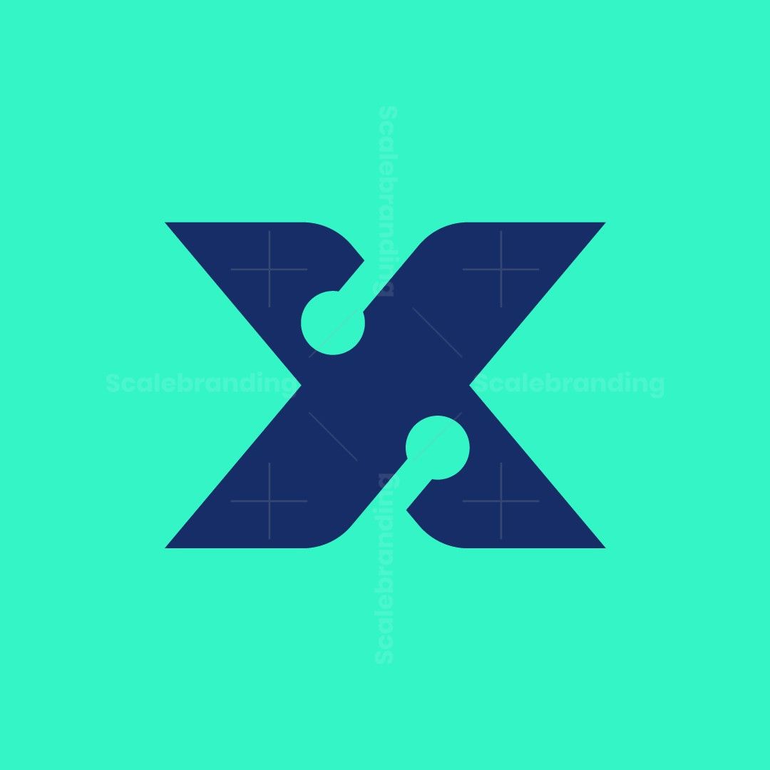 X Logo - Simple Technology Letter X Logo