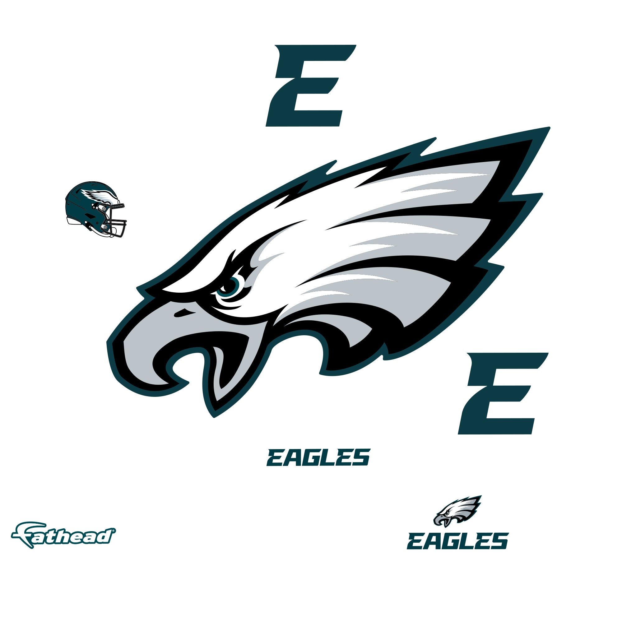 Eagles Logo - Philadelphia Eagles - RealBig Logo Collection - Official NFL - Reusabl -  Phillygoat