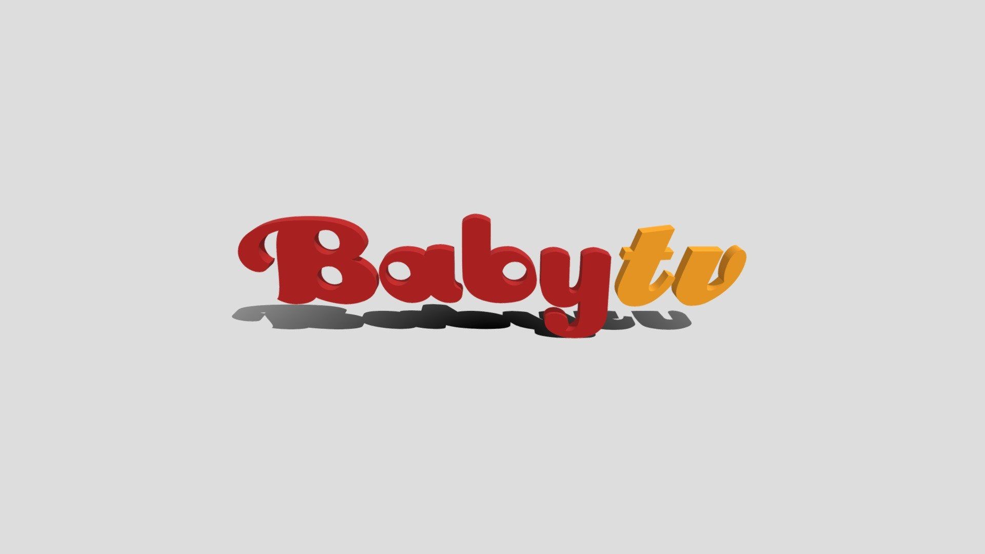 BabyTV Logo - BabyTV - Download Free 3D model by Laurance Animations  (@LauranceAnimations) [5f1c5d5]
