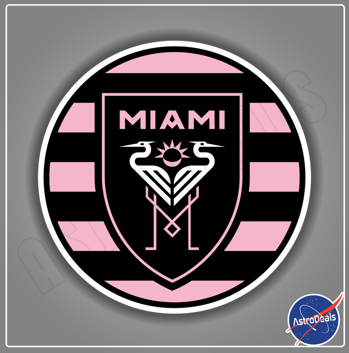 Inter Miami CF Logo - Inter Miami CF MLS Soccer Football Logo Sticker Decal *Size: 3