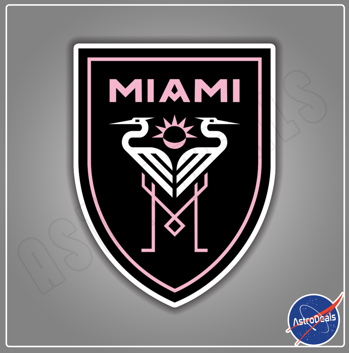 Inter Miami CF Logo - Inter Miami CF MLS Soccer Football Logo Sticker Decal *Size: 3