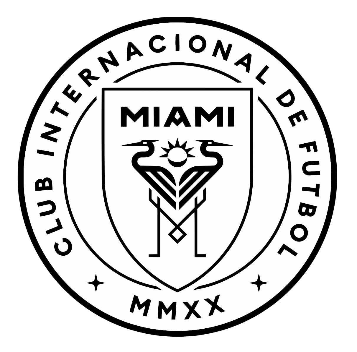 Inter Miami CF Logo - ⚽ Emblem of soccer club Inter Miami CF・ STL File for 3D printing and CNC  machining - Laser cutting・Cults