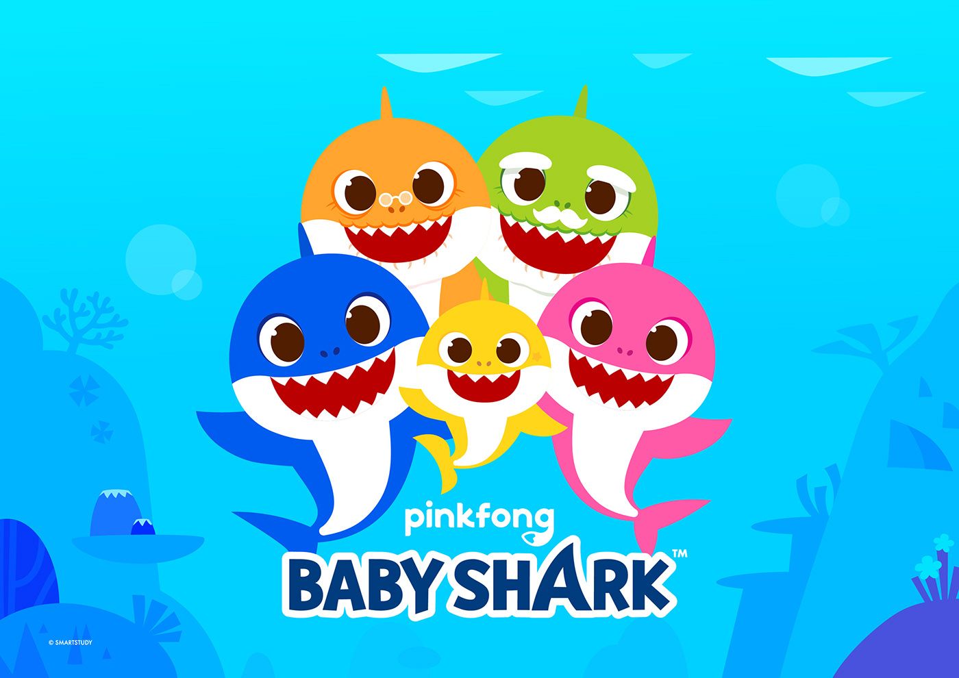 Pinkfong Logo - SMARTSTUDY : Baby shark & Pinkfong :: Behance