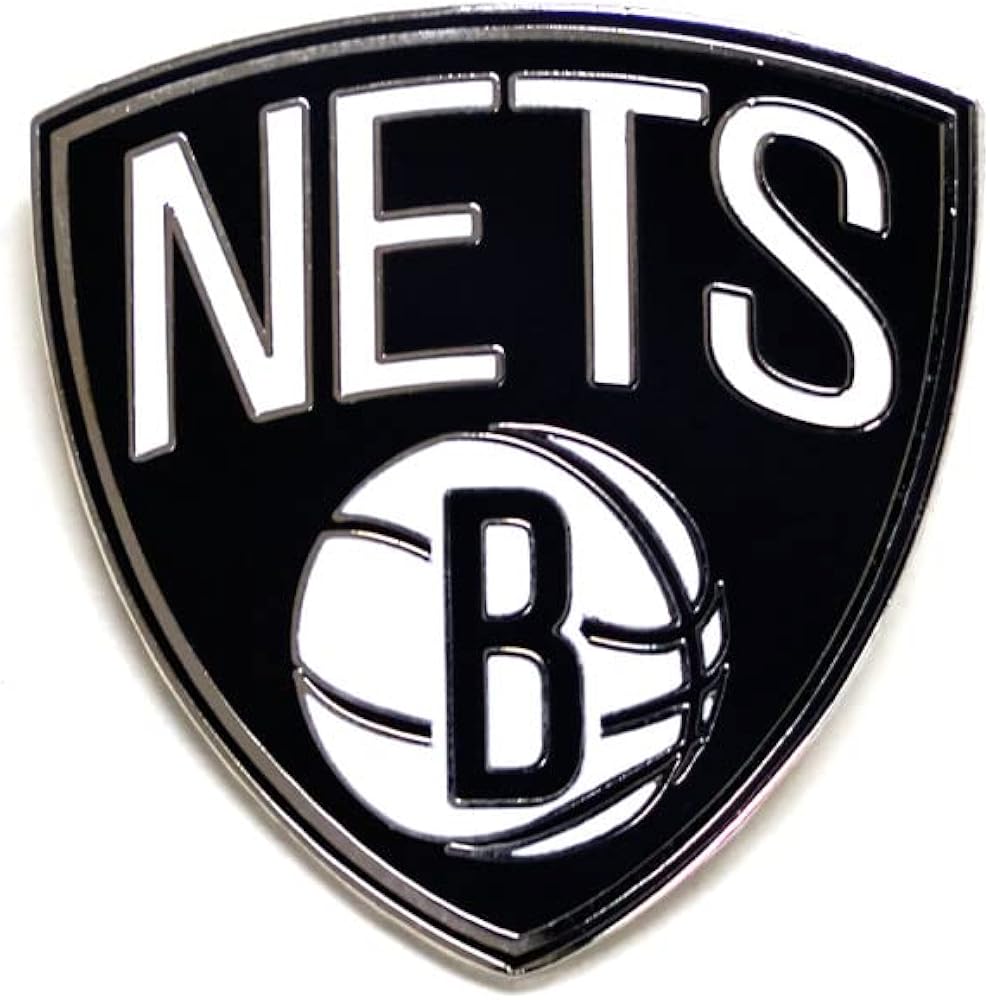 Brooklyn Nets Logo - Amazon.com: Brooklyn Nets Lapel Pin Logo… : Sports & Outdoors