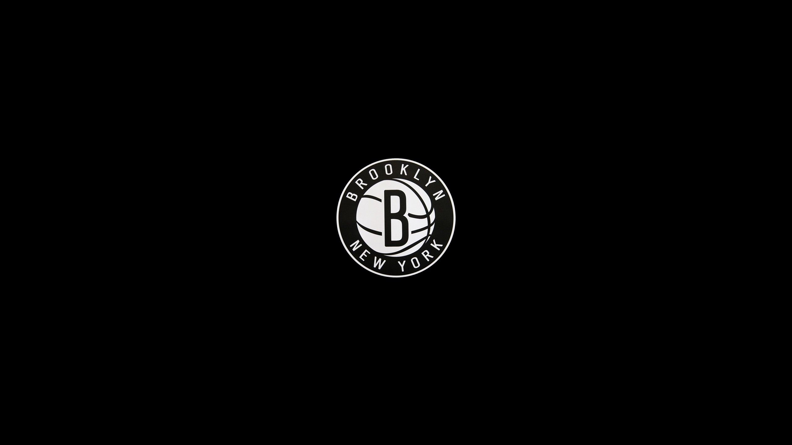 Brooklyn Nets Logo - Badge Basketball Crest Emblem Logo NBA Black Background HD Brooklyn Nets  Wallpapers | HD Wallpapers | ID #79155